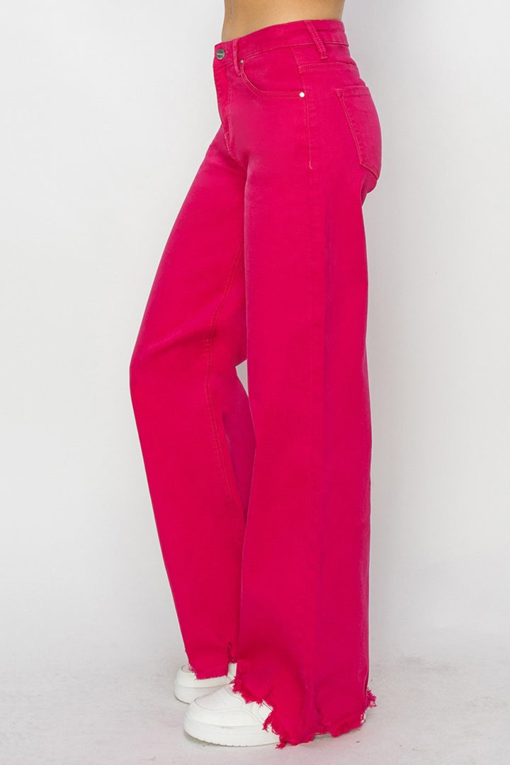 RISEN Pop High Rise Wide Leg Jeans