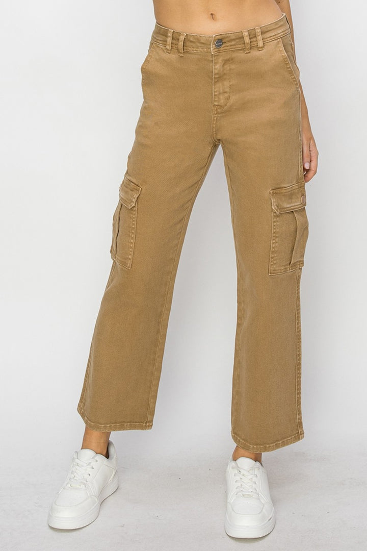 Risen Bethany High Rise Cargo Jeans
