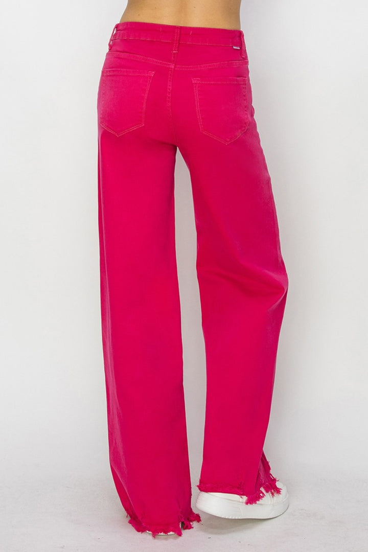 RISEN Pop High Rise Wide Leg Jeans