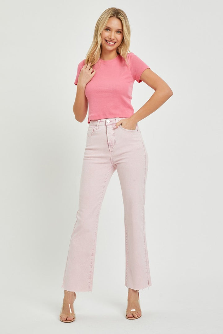 RISEN Barbara High Rise Tummy Control Straight Jeans