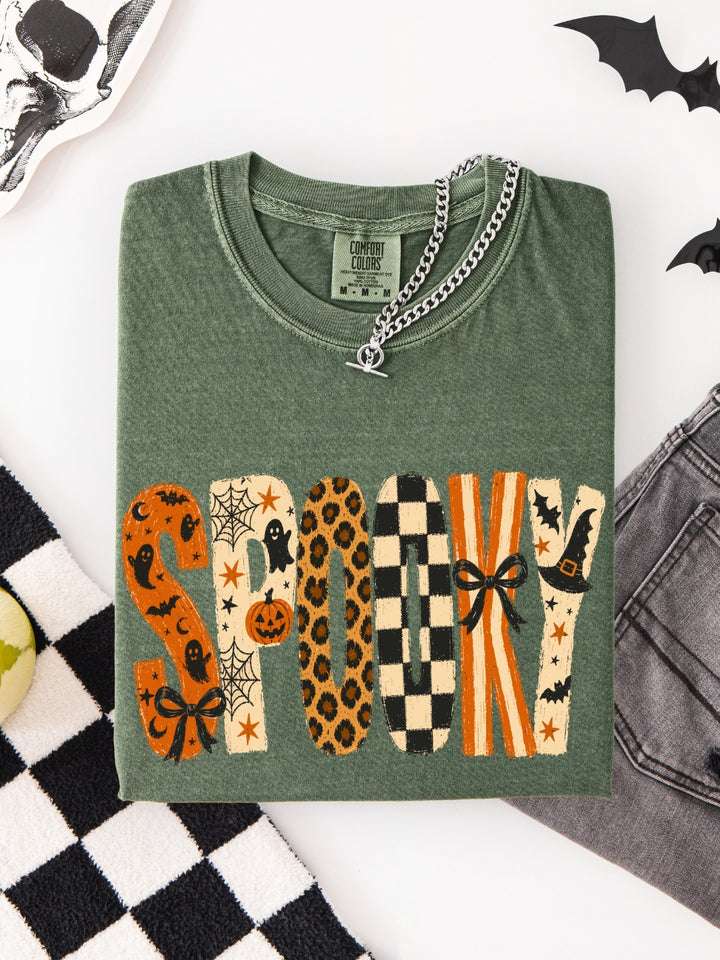 Retro Spooky Halloween Comfort Colors Graphic Tee