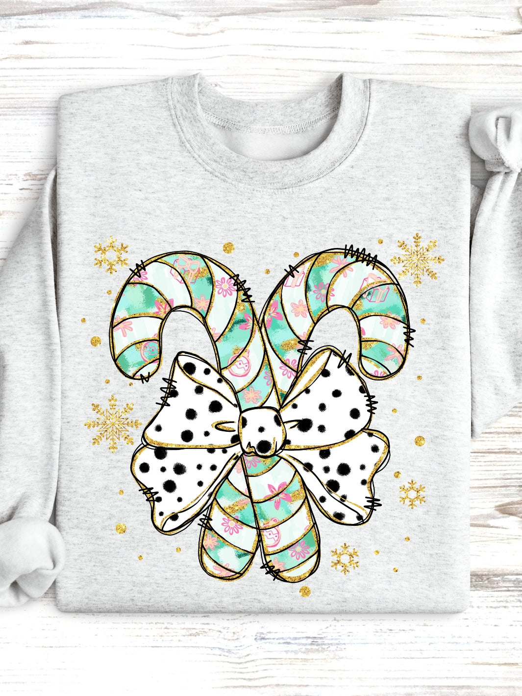 Candy Cane Christmas Sweatshirt