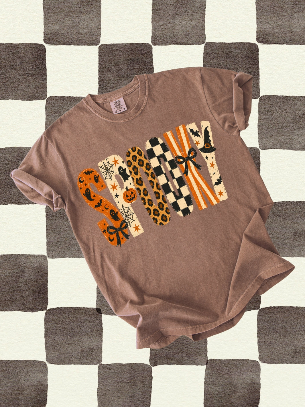 Retro Spooky Halloween Comfort Colors Graphic Tee