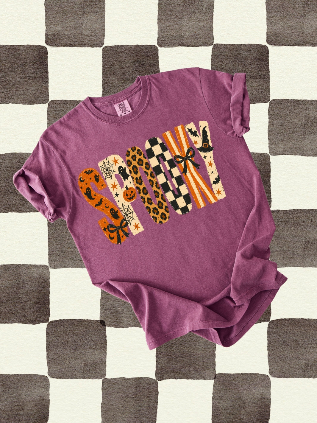 Retro Spooky Halloween Comfort Colors Graphic Tee