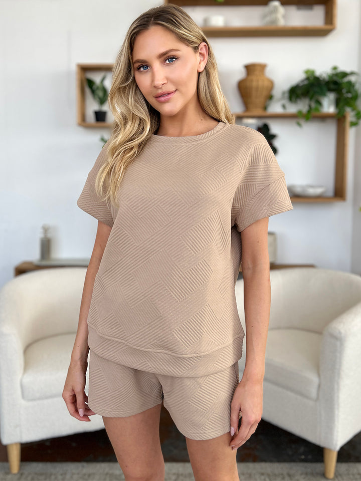 Relaxed Chic Ensemble Top & Shorts Set