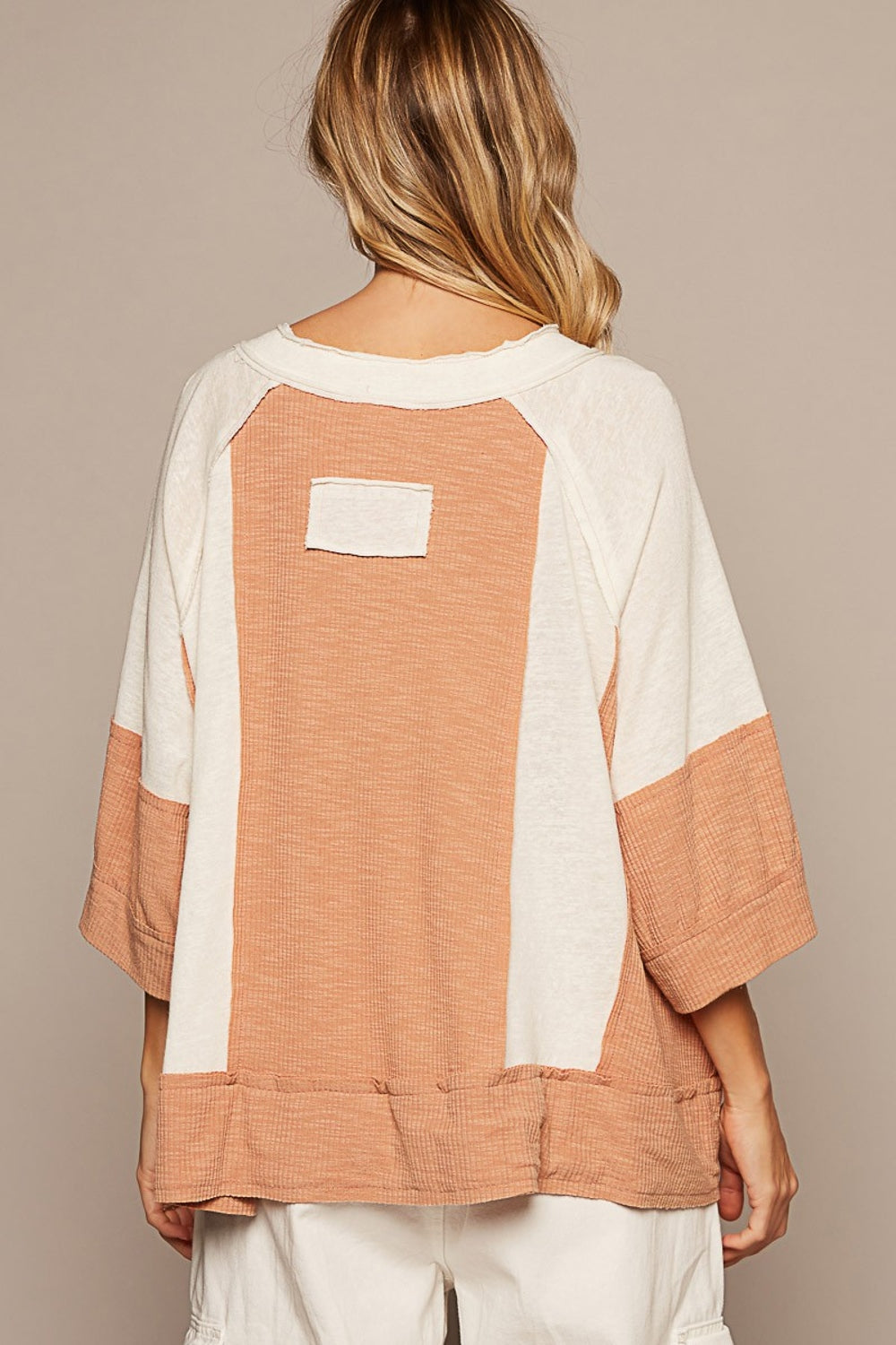 The Wild Notched Frayed Edge Top