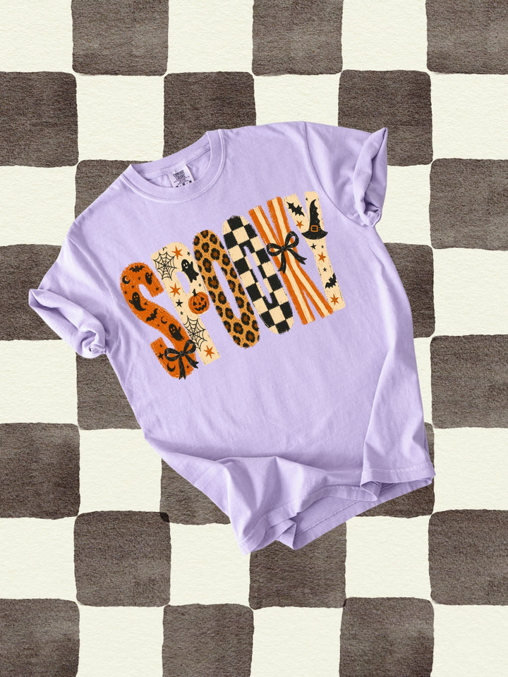 Retro Spooky Halloween Comfort Colors Graphic Tee