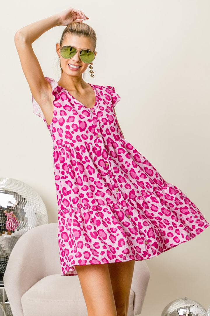 The Pink Leopard Dress