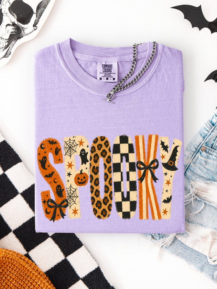 Retro Spooky Halloween Comfort Colors Graphic Tee