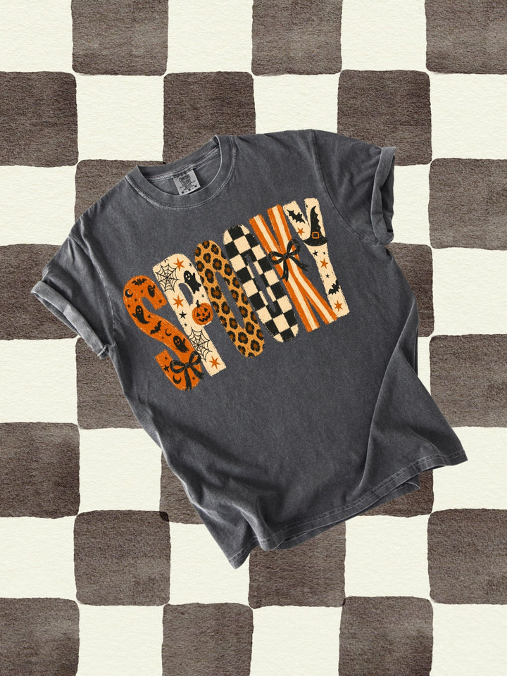 Retro Spooky Halloween Comfort Colors Graphic Tee