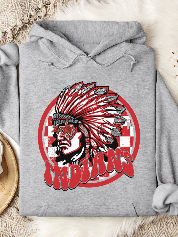 Indians Mascot Hoodies