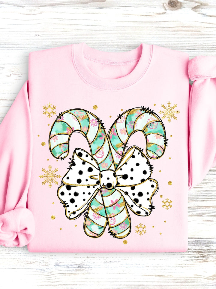 Candy Cane Christmas Sweatshirt