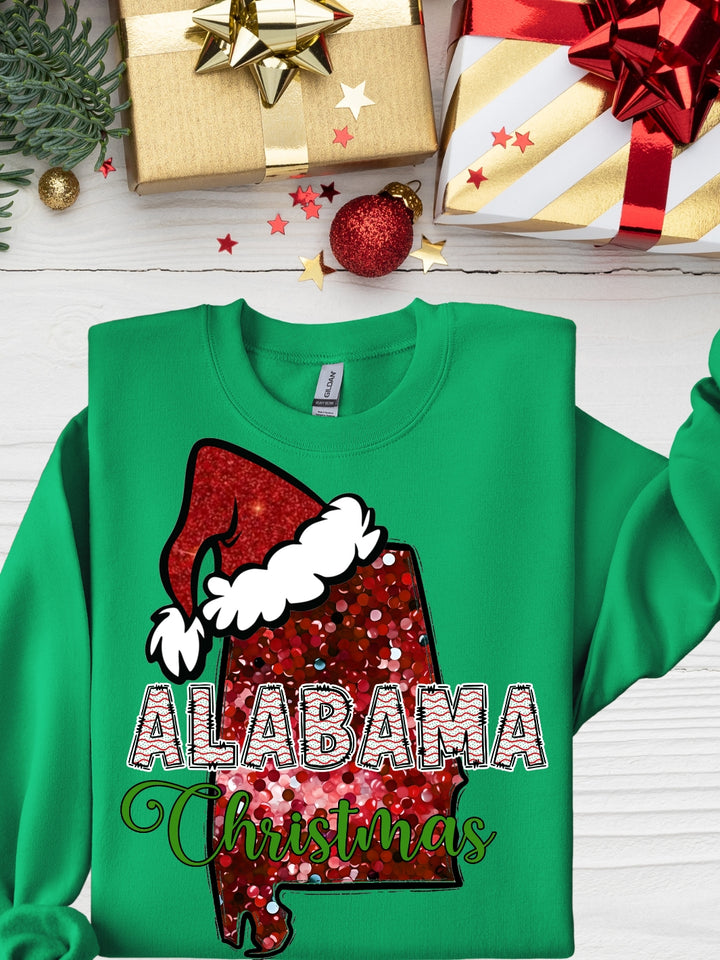 AL Red Christmas Sweatshirt