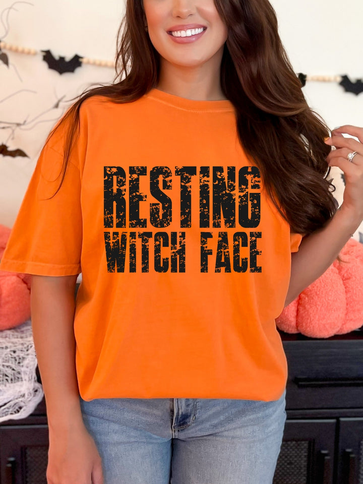 Comfort Colors Resting Witch Face T-Shirt