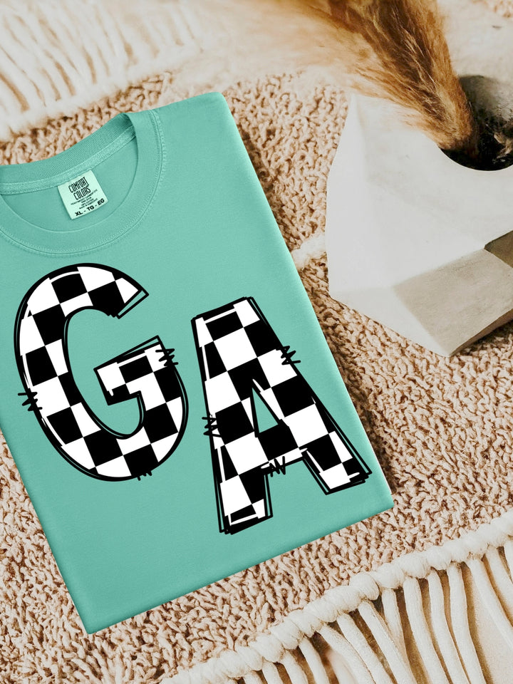Comfort Colors Georgia Checkered T-Shirt