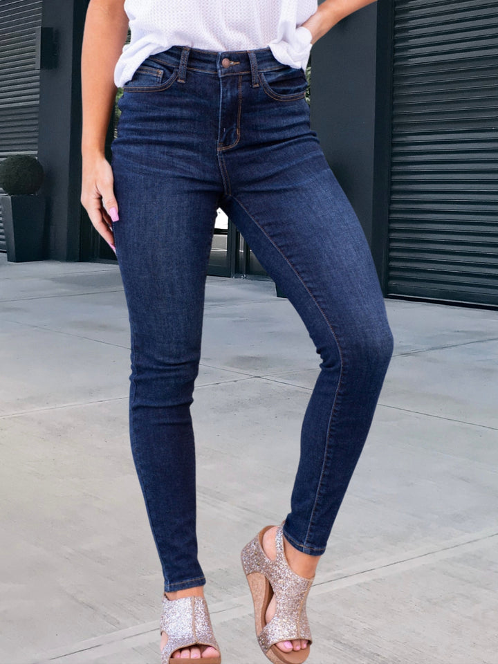 Judy Blue Lauren High Waist Handsand Skinny Jeans