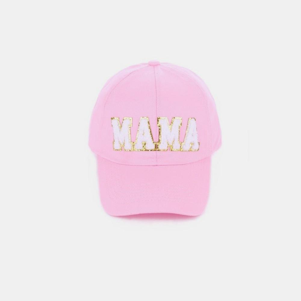 MAMA Chenille Patch Baseball Hat