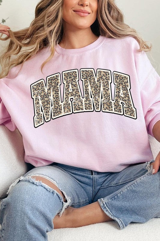 LEOPARD MAMA Sweatshirts