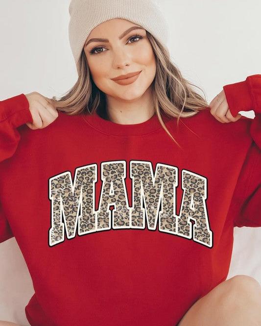 LEOPARD MAMA Sweatshirts