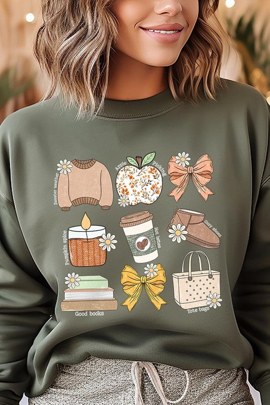 Fall Girly Doodle Sweatshirt