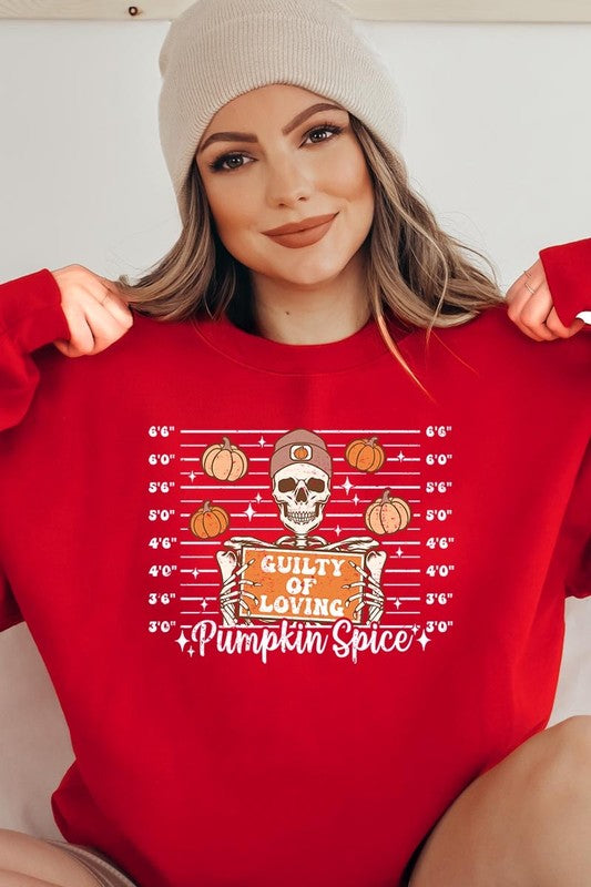 Guilty Of Loving Pumpkin Spice Sweatshirt