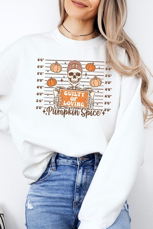 Guilty Of Loving Pumpkin Spice Sweatshirt