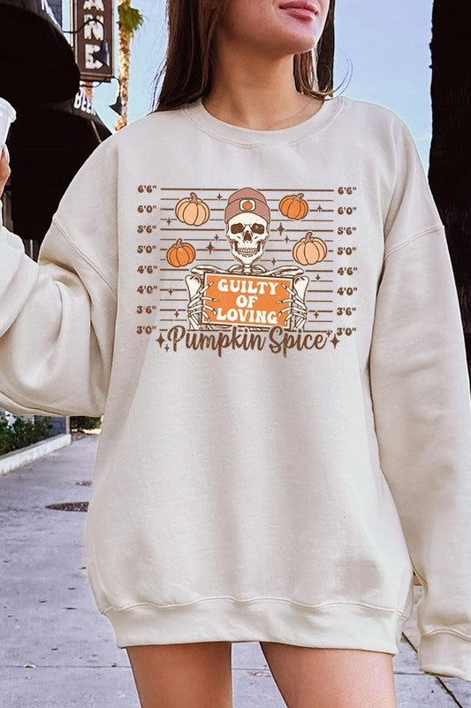 Guilty Of Loving Pumpkin Spice Sweatshirt