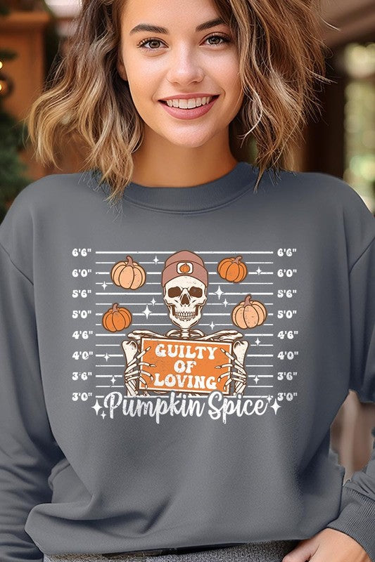 Guilty Of Loving Pumpkin Spice Sweatshirt