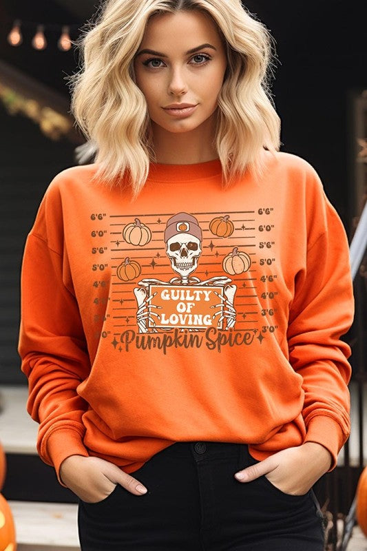 Guilty Of Loving Pumpkin Spice Sweatshirt