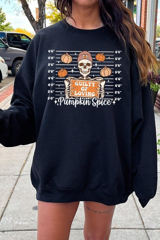 Guilty Of Loving Pumpkin Spice Sweatshirt