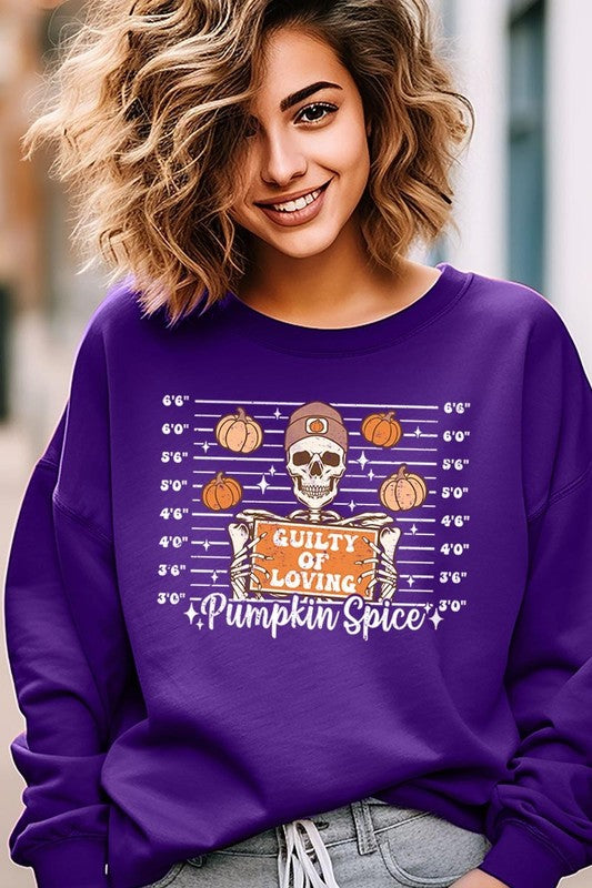 Guilty Of Loving Pumpkin Spice Sweatshirt