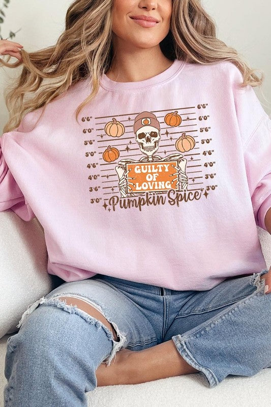 Guilty Of Loving Pumpkin Spice Sweatshirt