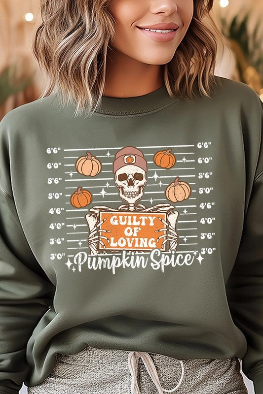 Guilty Of Loving Pumpkin Spice Sweatshirt