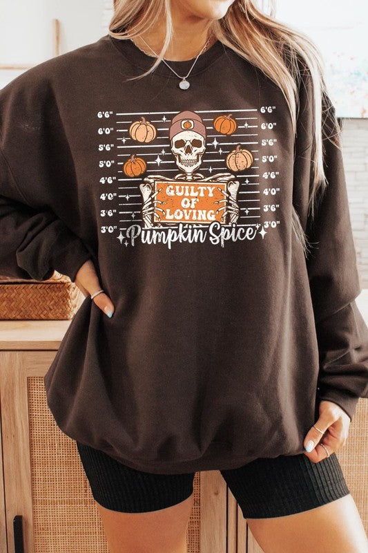 Guilty Of Loving Pumpkin Spice Sweatshirt