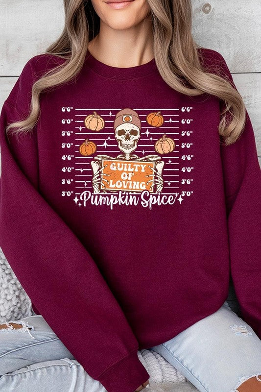 Guilty Of Loving Pumpkin Spice Sweatshirt