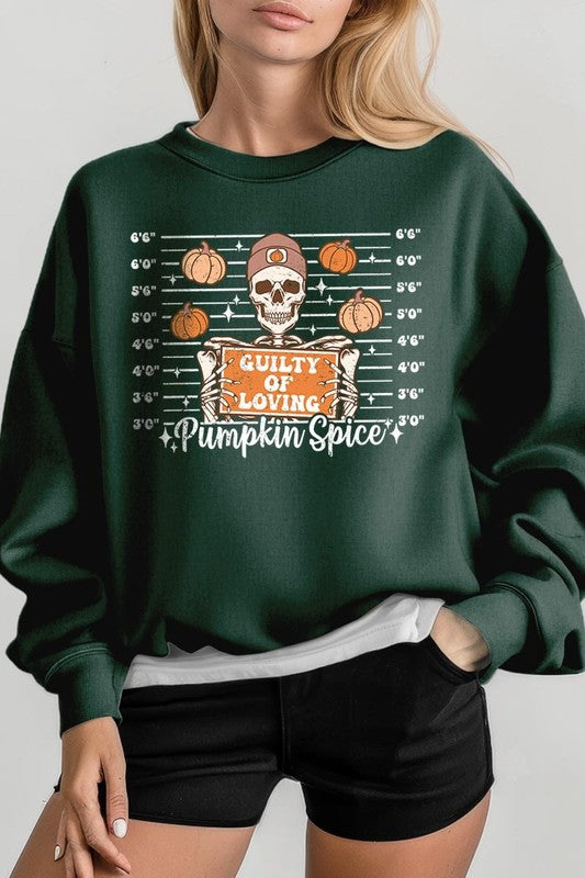 Guilty Of Loving Pumpkin Spice Sweatshirt