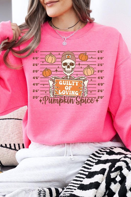 Guilty Of Loving Pumpkin Spice Sweatshirt