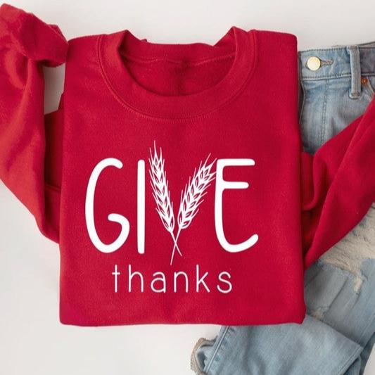 Give Thanks Sweatshirt