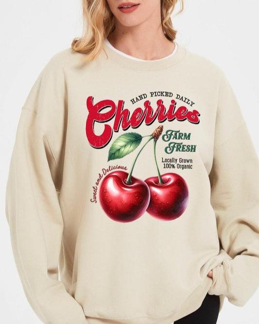 Farm Fresh Cherries Sweatshirt