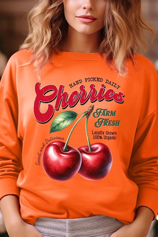 Farm Fresh Cherries Sweatshirt