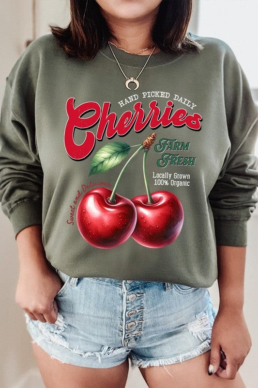 Farm Fresh Cherries Sweatshirt