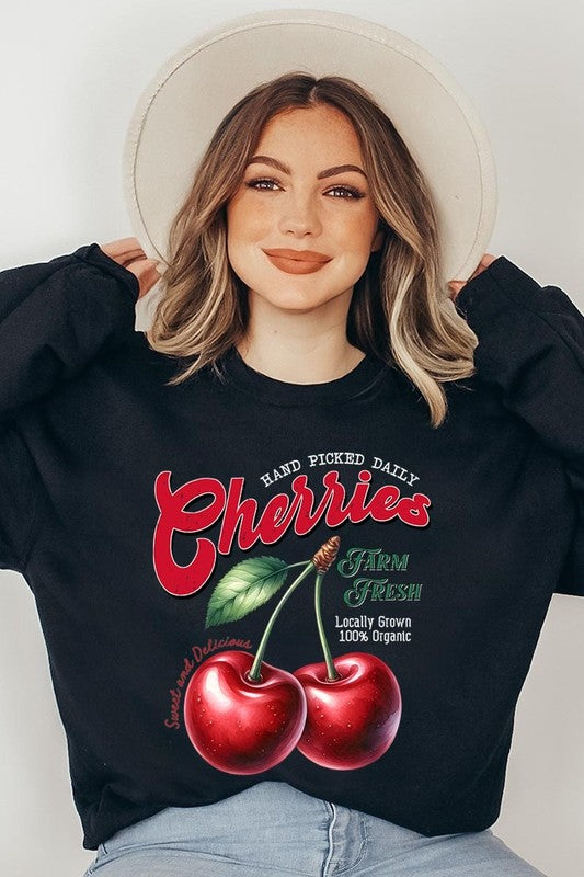 Farm Fresh Cherries Sweatshirt