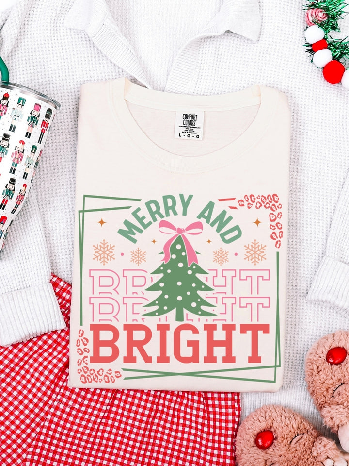Comfort Colors Retro Bright Christmas T-Shirt