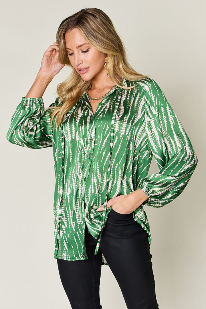 Patterned Elegance Top