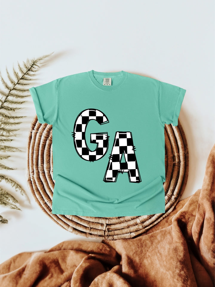 Comfort Colors Georgia Checkered T-Shirt