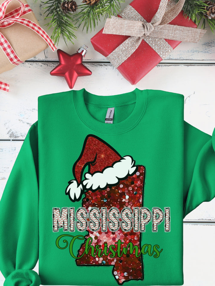 MS Red Christmas Sweatshirt