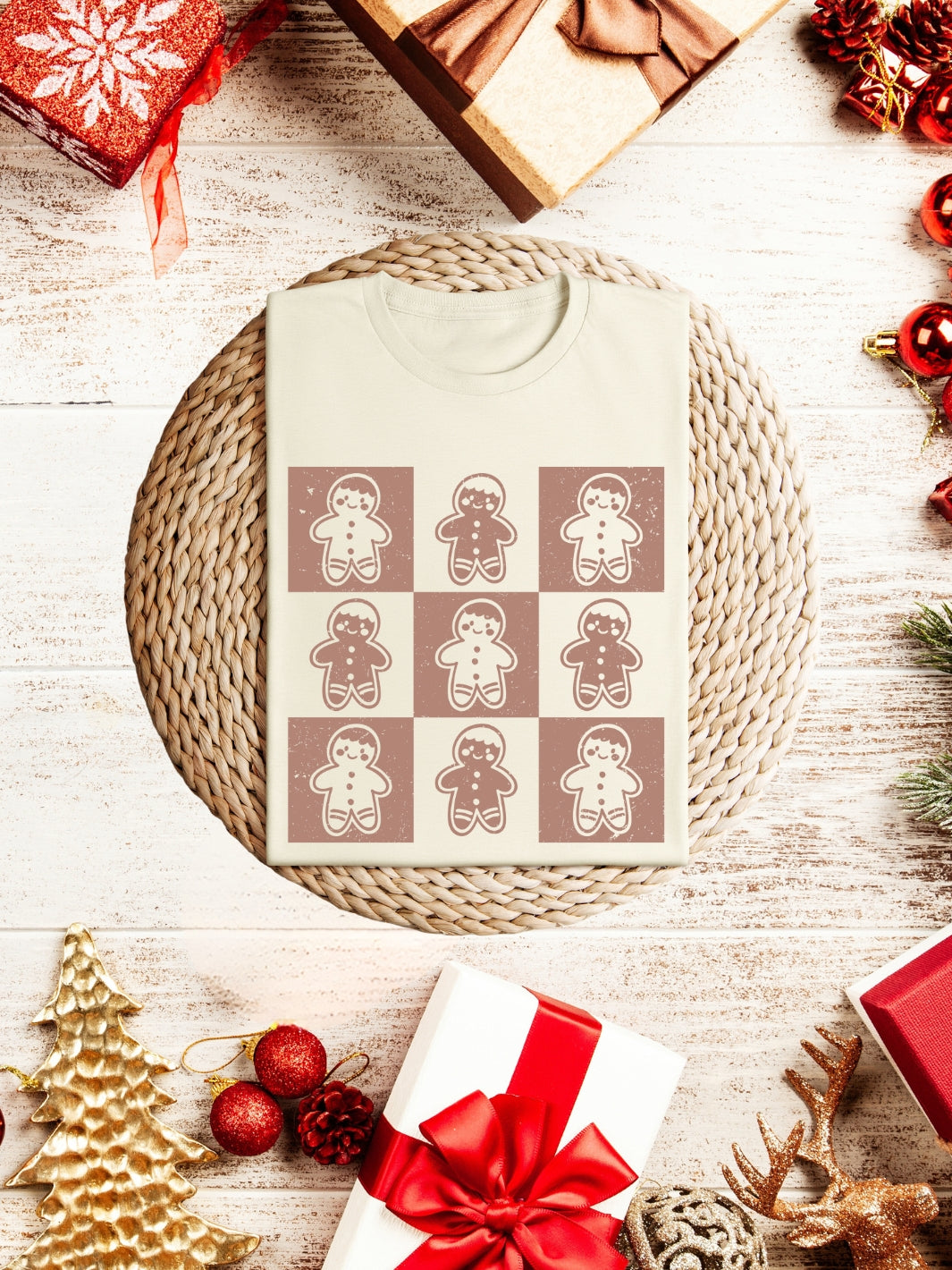 Retro Gingerbread Tee