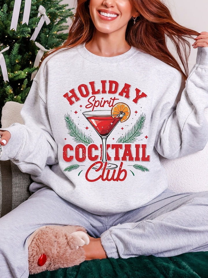 Gildan Holiday Spirit Cocktail Club Sweatshirt