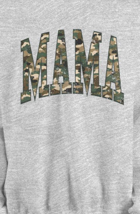 Mama In Camo Sweatshirt