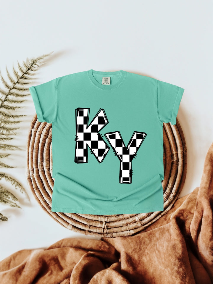 Comfort Colors Kentucky Checkered T-Shirt